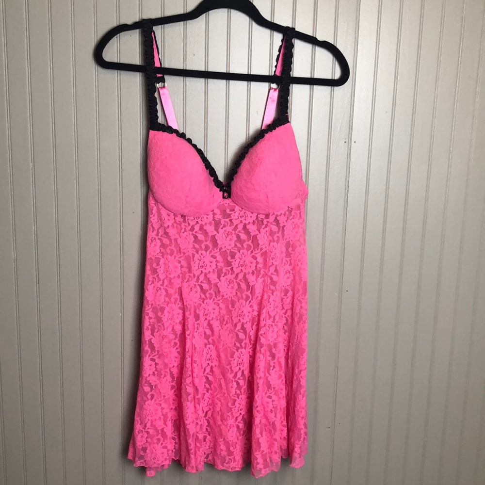 enchanted Pink Lingerie Size Large
